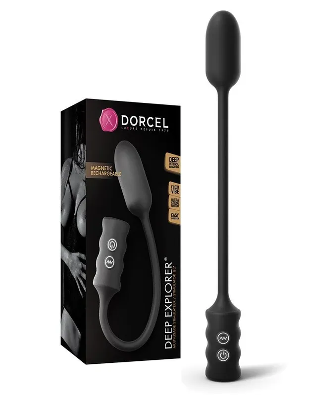 Віброяйце Dorcel Deep Explorer, чорне