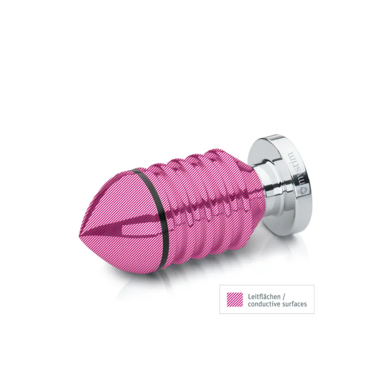 Анальна пробка Mystim Hector Helix Buttplug L, металева, для електростимуляції