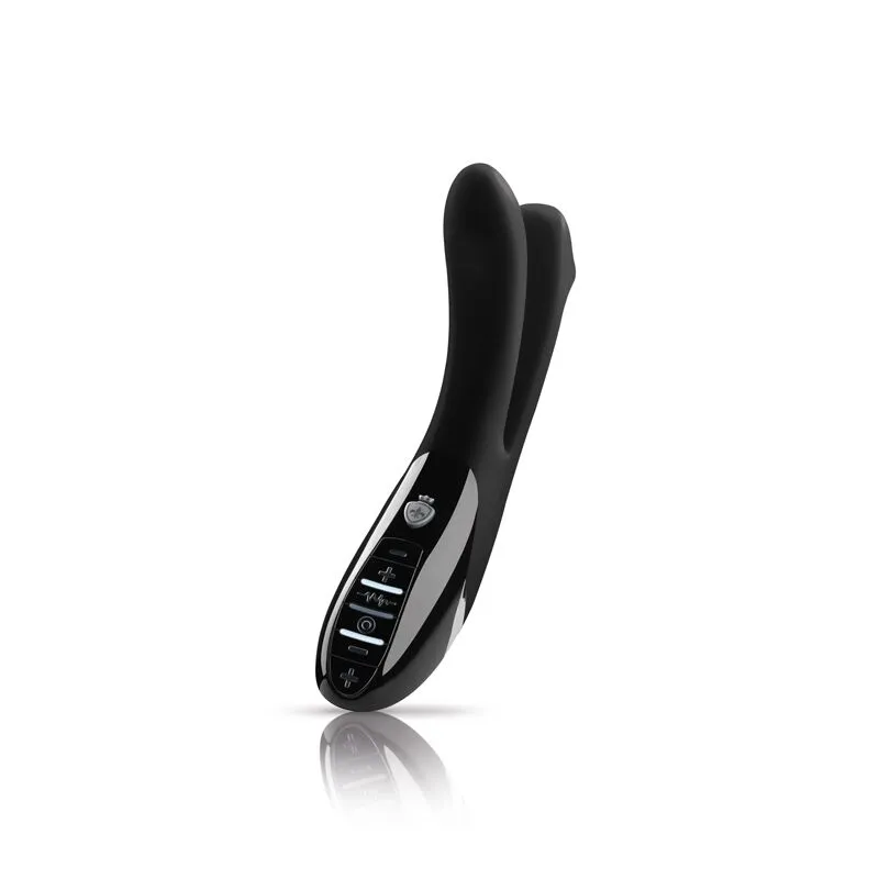 Подвійний вібратор з електростимуляцією Mystim Tingling Aparte eStim Black