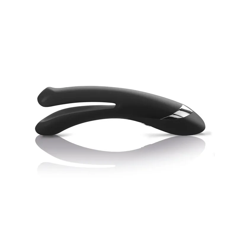 Подвійний вібратор з електростимуляцією Mystim Tingling Aparte eStim Black