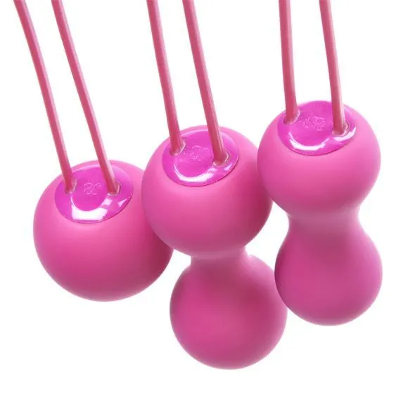 Набір вагінальних кульок Je Joue - Ami Fuchsia, 3 шарики для тренувань тазового дна