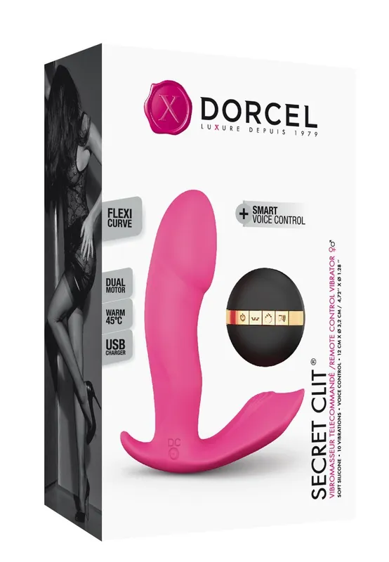 Вібратор Dorcel Secret Clit з підігрівом і пультом ДК (Франція)