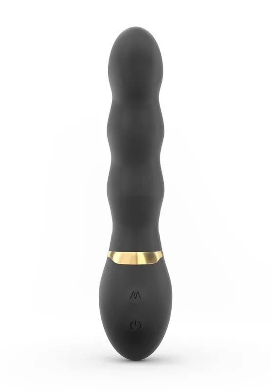 Вібратор Dorcel Too Much Rechargeable Black, 3 вібромотори, гнучкий, чорний