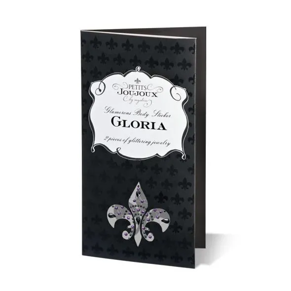 Пестіс з кристалів Petits Joujoux Gloria set of 2 - Black/Pink