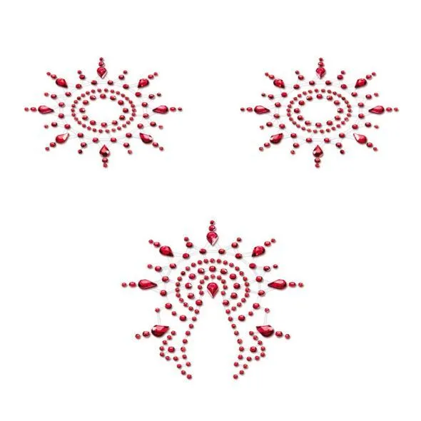 Пестіс з кристалів Petits Joujoux Gloria set of 3 - Red