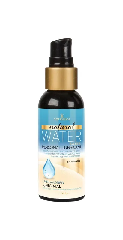 Лубрикант на водній основі Sensuva Natural Water-Based, без гліцерину та парабенів