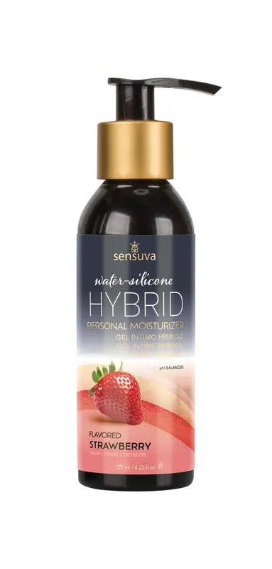 Лубрикант гібридний Sensuva Hybrid Formula Strawberry, 125 мл