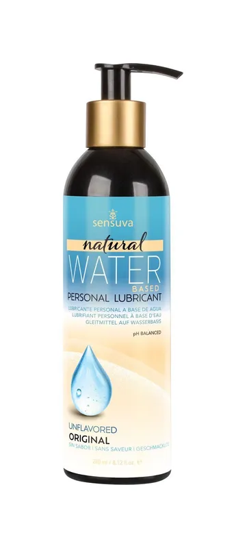 Лубрикант на водній основі Sensuva - Natural Water-Based, 240 мл