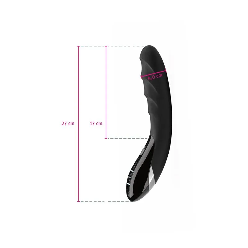 Вібратор з електростимуляцією Mystim Sizzling Simon eStim Black