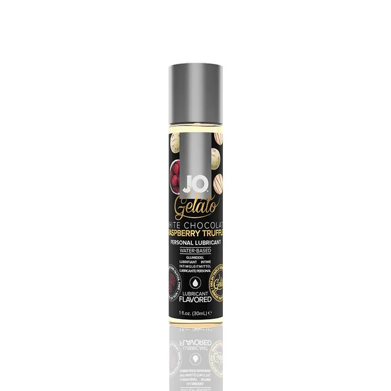 Лубрикант на водній основі JO GELATO White Chocolate Raspberry, 30 мл
