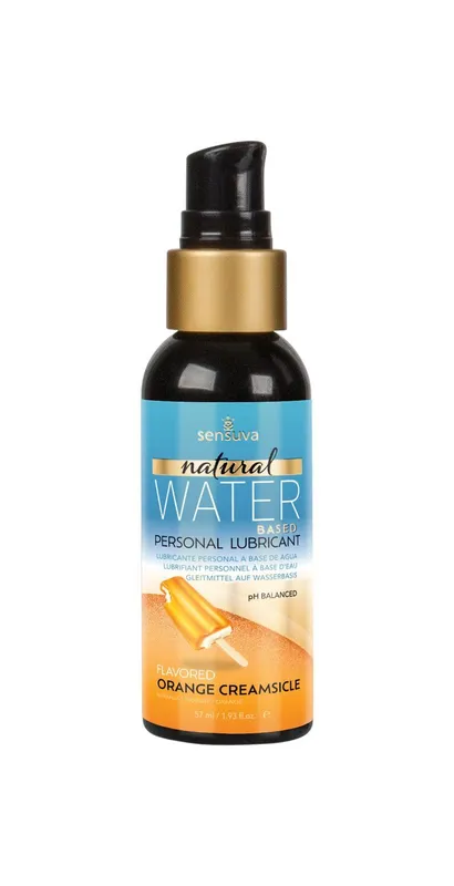 Лубрикант на водній основі Sensuva Natural Water-Based Orange Creamsicle, 57 мл
