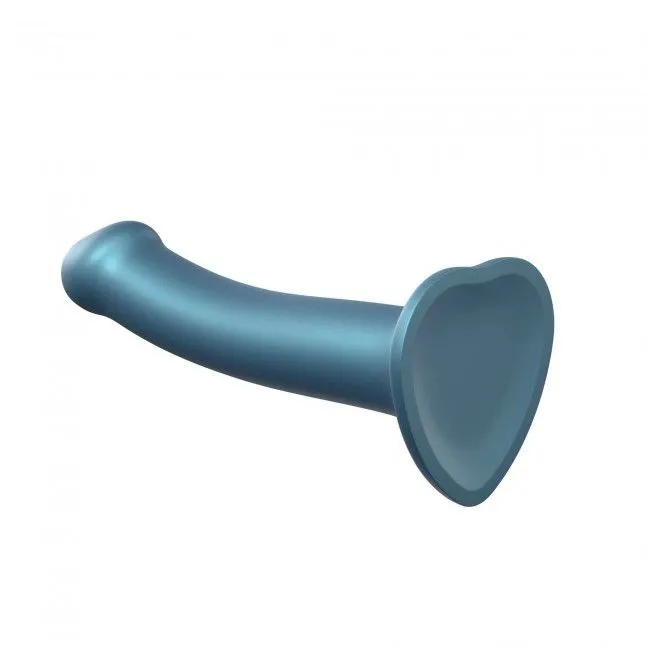 Насадка для страпона Strap-On-Me Mono Density Dildo Blue M, діам. 3,3 см