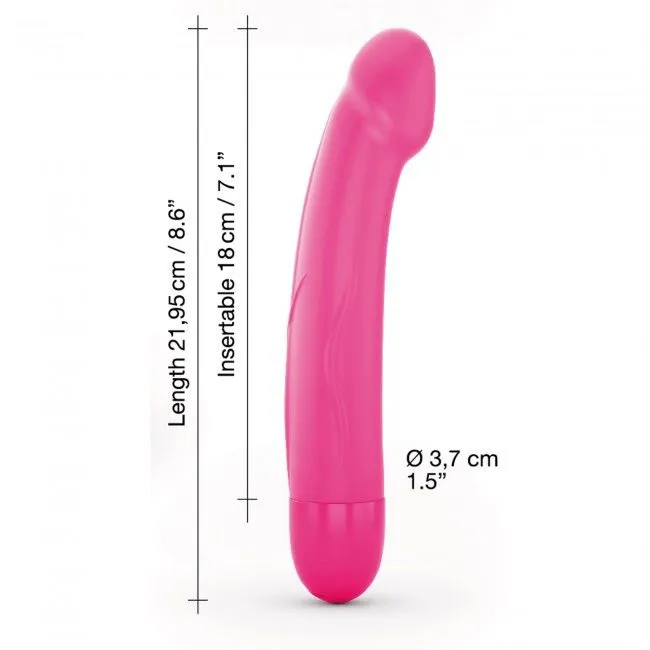 Вібратор Dorcel Real Vibration M Magenta 2.0, діаметр 3,7 см, для точки G