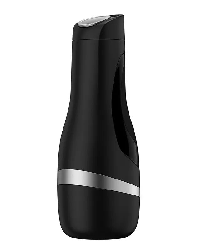 Мастурбатор Satisfyer Men Classic Silver, матеріал Cyberskin, регулювання вакууму