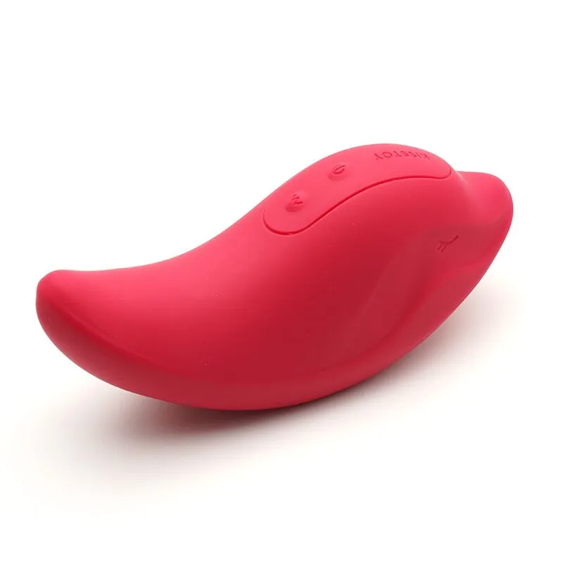 Вібратор KISSTOY Heidi Red — кліторальний стимулятор у формі дельфіна