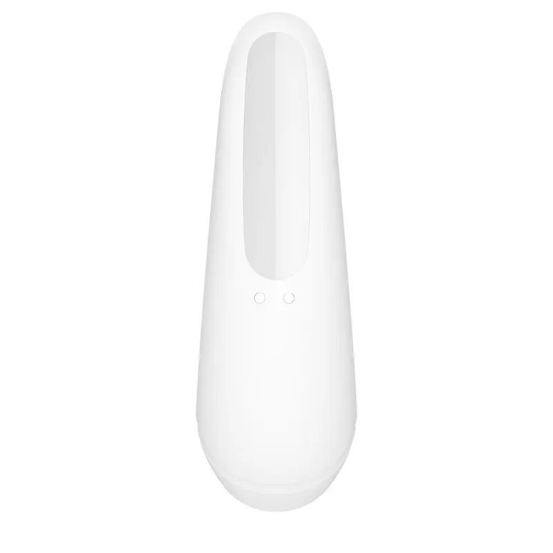 Вакуумний кліторальний стимулятор Satisfyer Curvy 1+ White з керуванням через смартфон