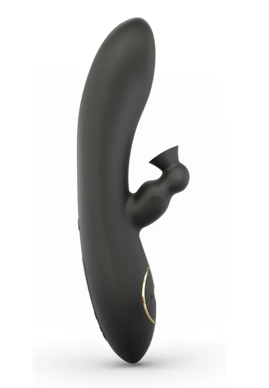 Вакуумний вібратор-кролик Dorcel DIVINE RABBIT, чорний