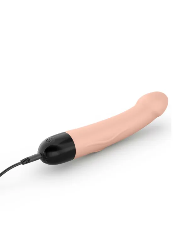 Вібратор Dorcel Real Vibration M Flesh 2.0, діаметр 3,7 см, перезаряджається