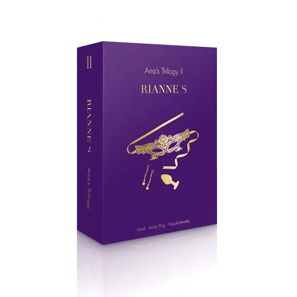 Набір RIANNE S Ana's Trilogy Set II: маска, анальна пробка, лассо для сосків