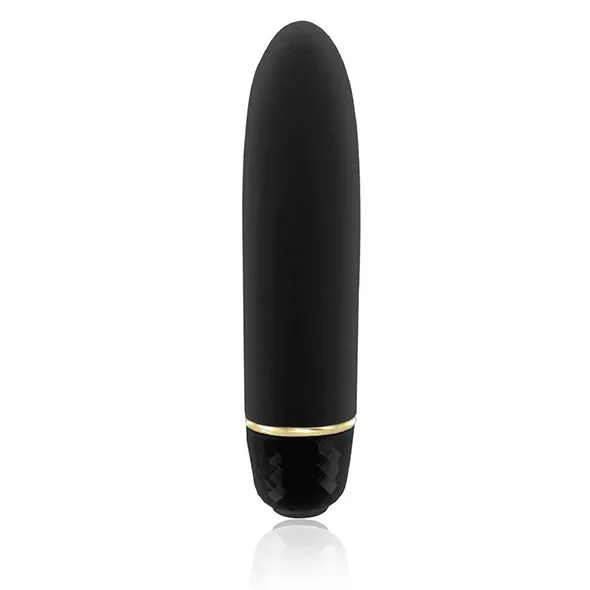 Вібропуля RIANNE S – Classique Vibe, 12 см, чохол-косметичка Stud Black