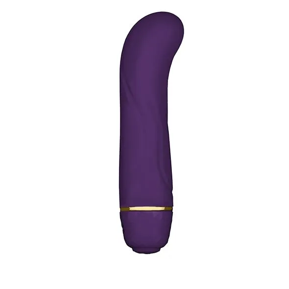 Вібропуля Rianne S: Mini G Floral Deep Purple для стимуляції точки G