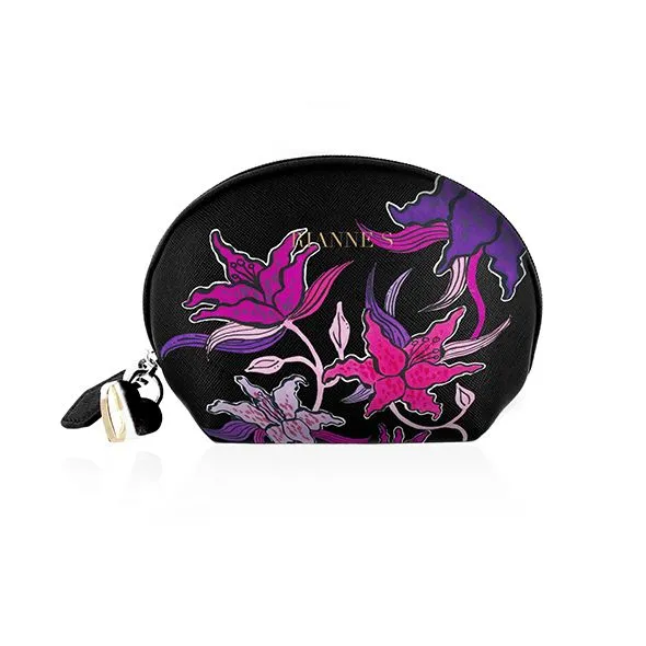 Вібропуля Rianne S: Mini G Floral Deep Purple для стимуляції точки G