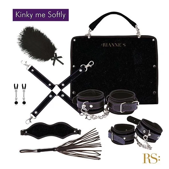 Набір для BDSM RIANNE S — Kinky Me Softly Black, кейс 31×40 см