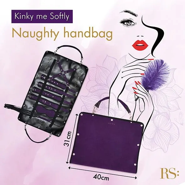Набір для BDSM RIANNE S Kinky Me Softly Purple у кейсі-сумочці