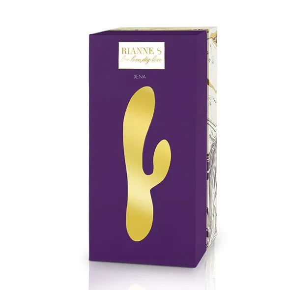 Вібратор-кролик Rianne S Xena Rabbit Vibrator Purple/Lilac з підігрівом
