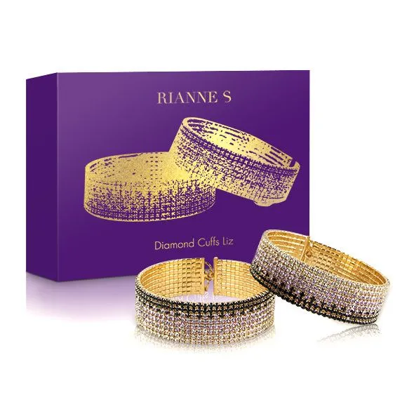 Наручники-браслети з кристалами Rianne S: Diamond Cuffs, подарункове пакування