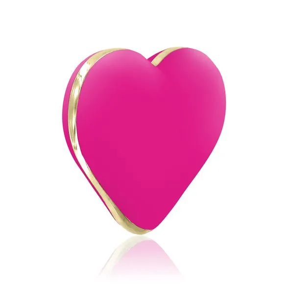 Вібратор-сердечко Rianne S Heart Vibe Rose, 10 режимів, силікон, подарункова упаковка