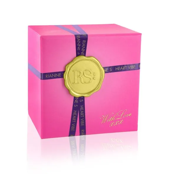 Вібратор-сердечко Rianne S Heart Vibe Rose, 10 режимів, силікон, подарункова упаковка