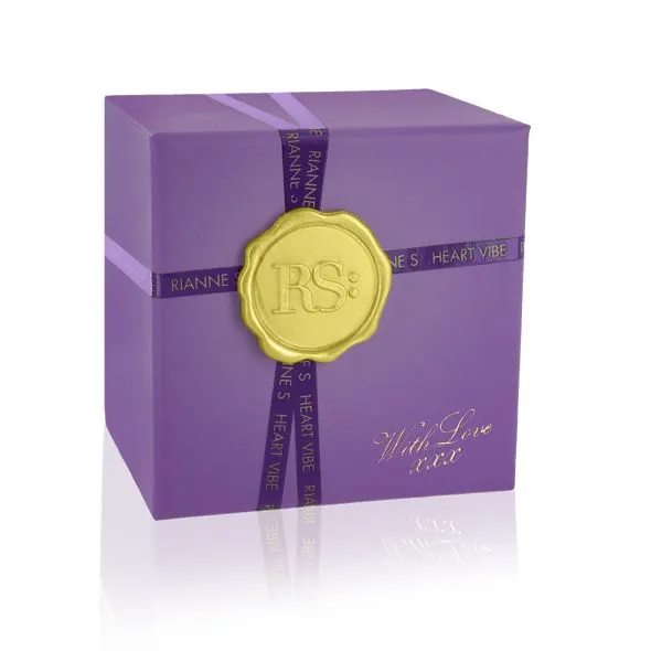 Вібратор-сердечко Rianne S Heart Vibe Purple, 10 режимів, силікон, подарункове пакування