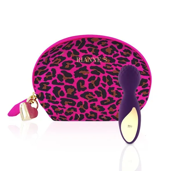 Міні-вібромасажер Rianne S: Lovely Leopard Purple, 10 режимів