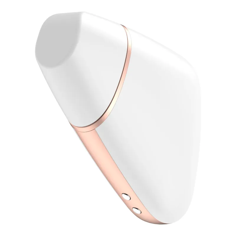 Вакуумний кліторальний стимулятор Satisfyer Love Triangle White з керуванням через смартфон