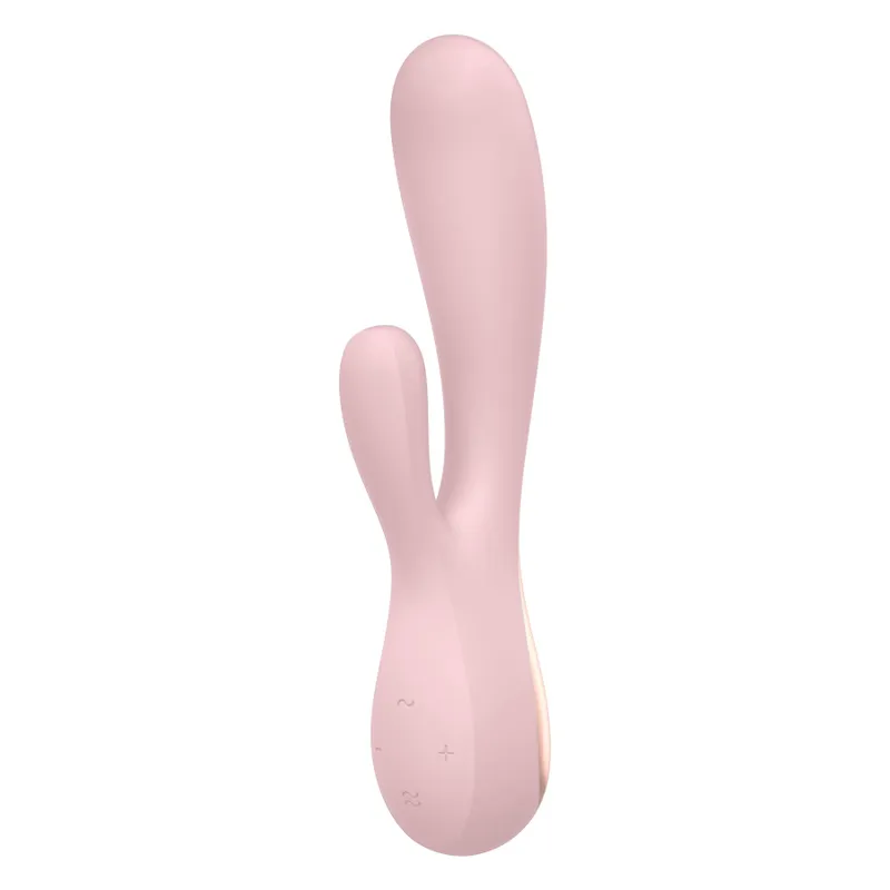 Вібратор-кролик Satisfyer Mono Flex Violet, 2 мотори, керування через смартфон