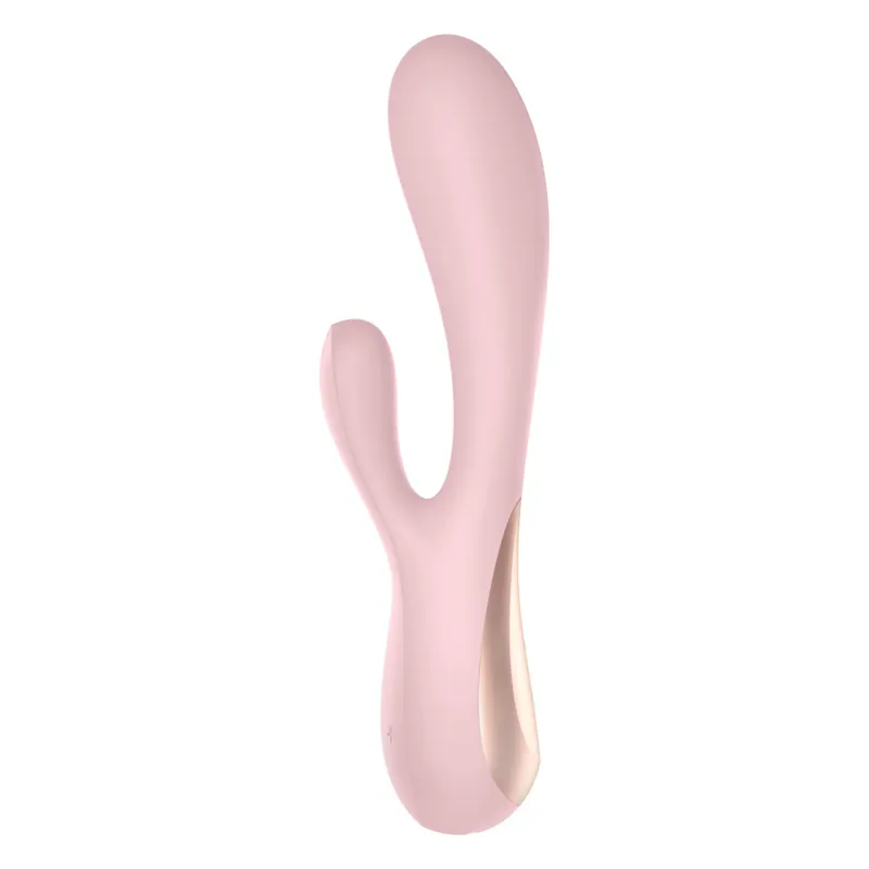 Вібратор-кролик Satisfyer Mono Flex Violet, 2 мотори, керування через смартфон