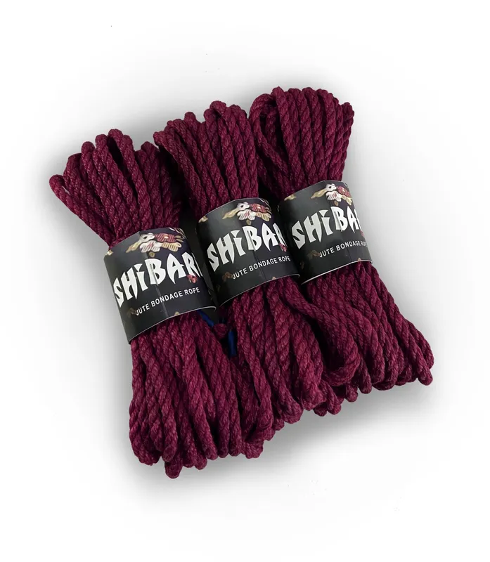Джутова мотузка для шибарі Feral Feelings Shibari Rope, 8 м, фіолетова