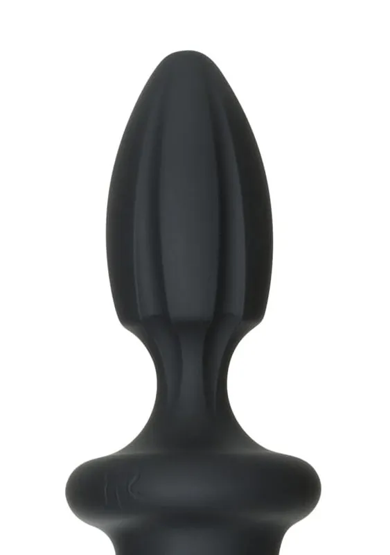 Анальний плаг з ділдо Doc Johnson Kink - Dual Density SECONDSKYN Fuck Plug - Black