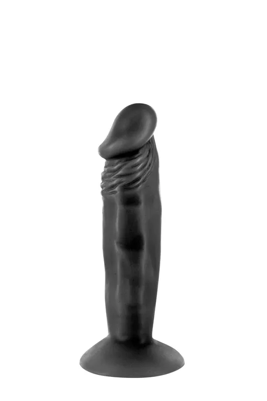 Фалоімітатор з присоскою Real Body Real Zack Black, TPE, 16 х 3,7 см