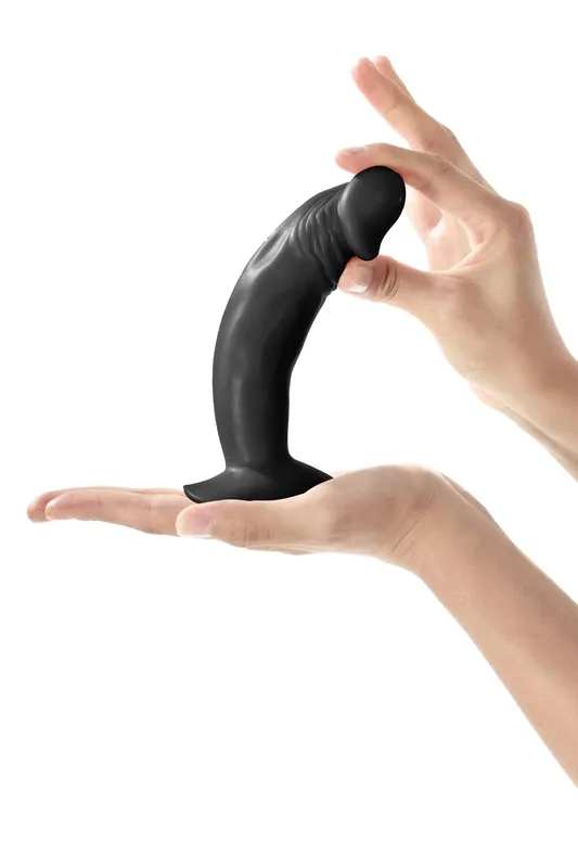 Фалоімітатор з присоскою Real Body Real Zack Black, TPE, 16 х 3,7 см