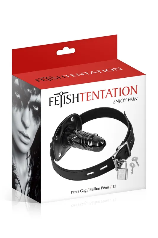 Кляп з фалоімітатором Fetish Tentation Penis Gag T2