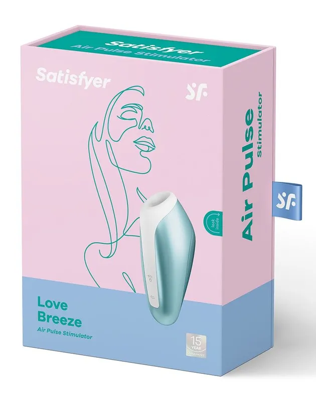 Вакуумний стимулятор клітора Satisfyer Love Breeze Ice Blue
