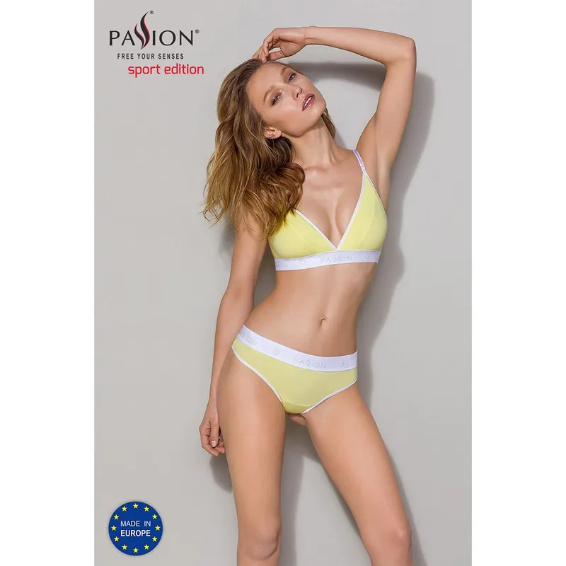 Трусики-стрінги Passion PS007 PANTIES M, жовті