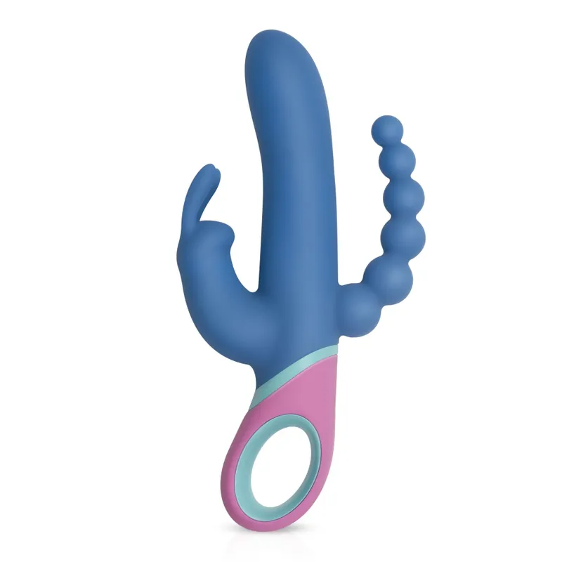 Вібратор-кролик PMV20 Vice - Double Vibrator з ротацією та анальним стимулятором