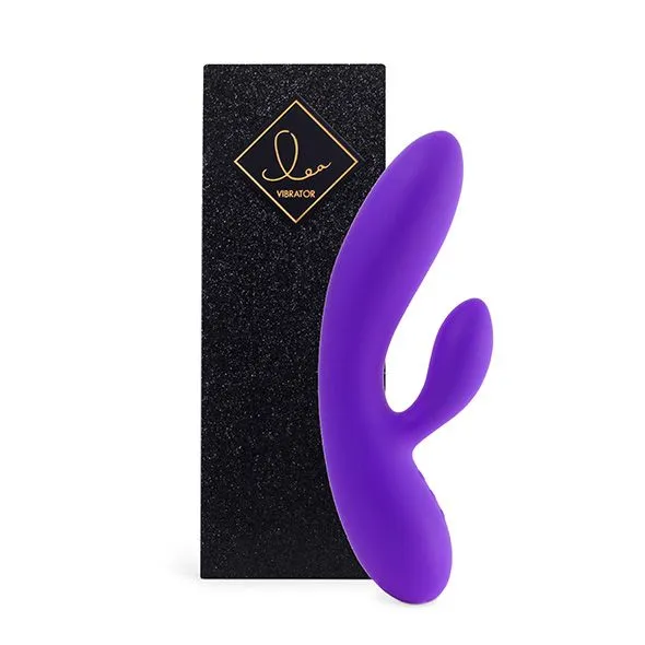 Вібратор-кролик FeelzToys Lea Rabbit Vibrator Medium Purple з двома моторами