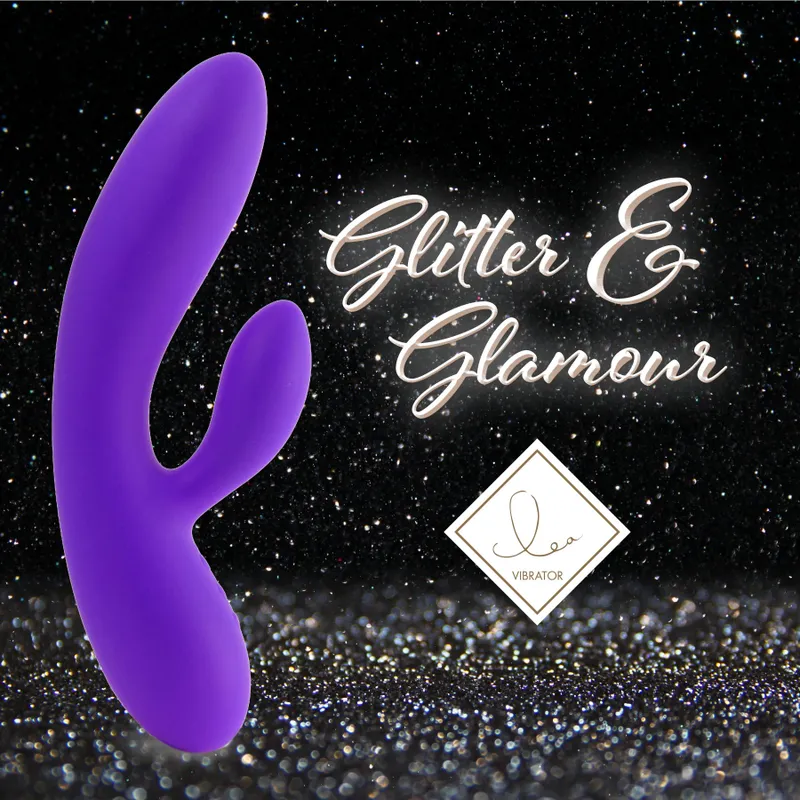 Вібратор-кролик FeelzToys Lea Rabbit Vibrator Medium Purple з двома моторами