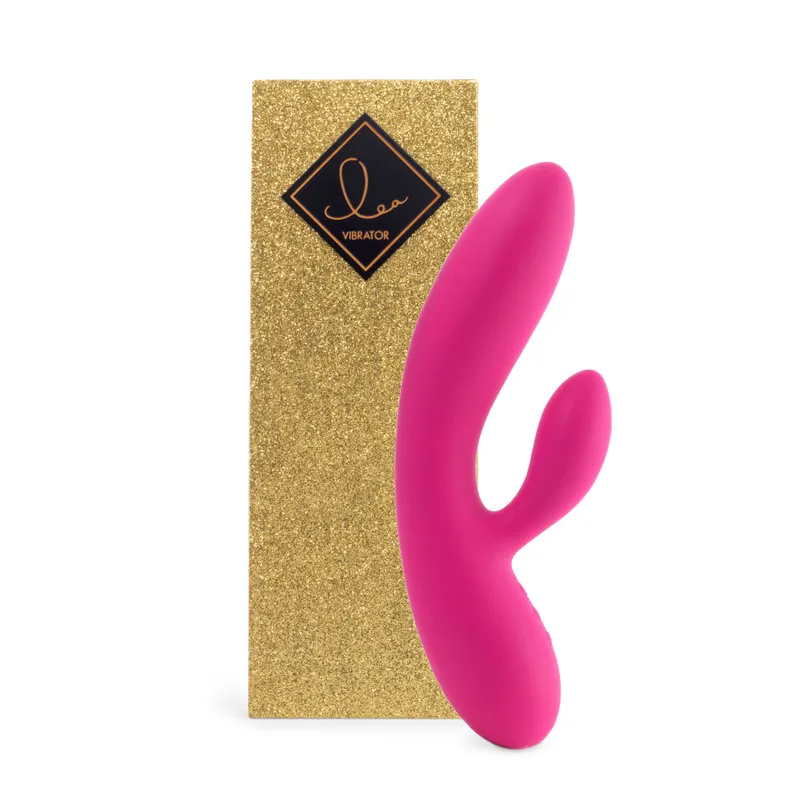 Вібратор-кролик FeelzToys Lea Rabbit Vibrator Rubine Red з двома моторами