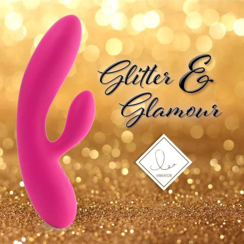 Вібратор-кролик FeelzToys Lea Rabbit Vibrator Rubine Red з двома моторами