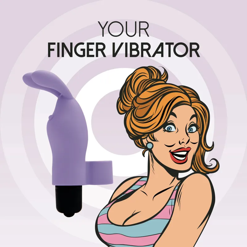 Вібронасадка на палець FeelzToys Magic Finger Vibrator Purple